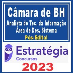 Câmara de BH (Analista de Tecnologia da Informação - Área de Desenvolvimento de Sistema)