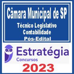 Câmara Municipal de São Paulo-SP (Técnico Legislativo - Contabilidade) Pós Edital