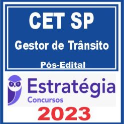 CET SP (Gestor de Trânsito) Pós Edital - Estratégia 2023