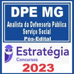 DPE MG (Analista - Serviço Social) Pós Edital - Estratégia 2023