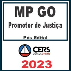 MP GO (Promotor de Justiça) Pós Edital - Cers 2023