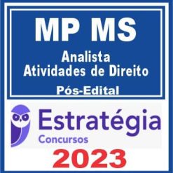 MP MS (Analista - Atividade de Direito) Pós Edital - Estratégia 2023