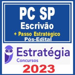 PC SP (Escrivão + Passo) Pós Edital - Estratégia 2023