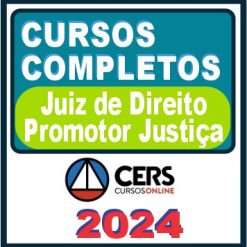 Juiz de Direito e Promotor de Justiça - Curso Completo - Cers 2024