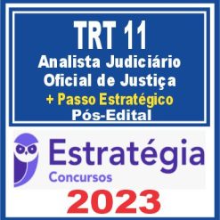 TRT 11 AM/RR (Oficial de Justiça Avaliador Federal + Passo) Pós Edital - Estratégia 2023