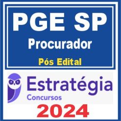 PGE SP (Procurador do Estado) Pós Edital - Estratégia 2024